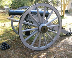 Outfitted full size No. 1 field carriage, click here for larger picture... Outfitted full size No. 1 field carriage, click here for larger picture...